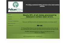 Tablet Screenshot of pelicanbillingsolutions.com